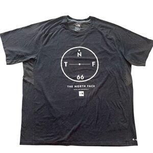 The North Face Men’s Mountain Athletics Flash Dry Gray Short Sleeve Shirt Sz XXL